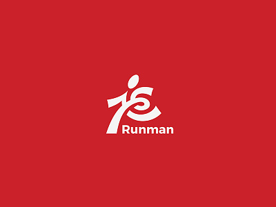 Runner Logo abstract active athlete athletics business delivery fitness gym logo man people run runner running sport
