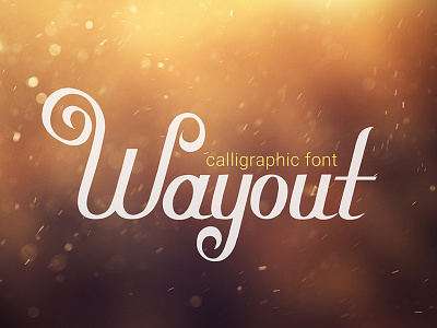 Wayout Calligraphic Font