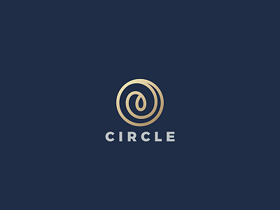 Letter O Logo Circle design Linear style