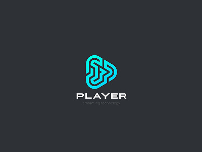 Play Logo Technology Triangle abstract abstract design icon logo play player streaming technology triangle
