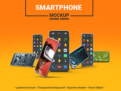 Smartphone Mockup Mobile Phone
