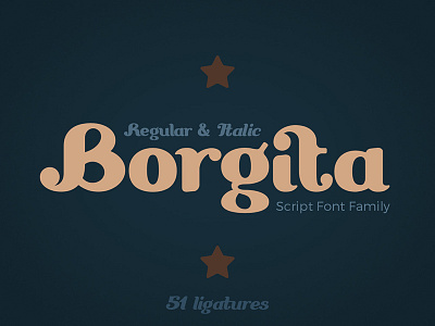 Borgita Script Font Family
