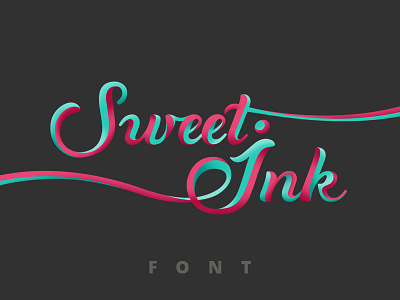 Sweet Ink Font Calligraphy abc alphabet business calligraphic calligraphy fashion font luxury otf ttf typeface web