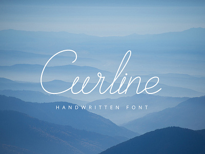 Curline Handwritten Script calligraphy elegant font handmade handwritten hipster line linear retro script typeface typography