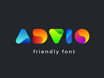 Advio friendly font creative design entertainment font friendly fun funny kids ttf type typeface typography