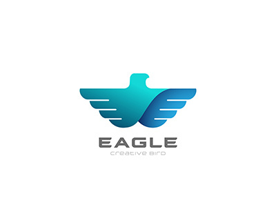 Eagle Logo bird abstract abstract bird design eagle falcon hawk logo logotype twisted