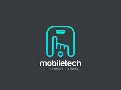 Mobile Touch screen Logo