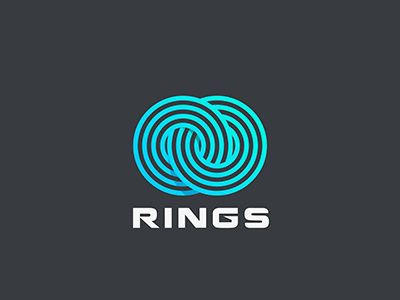 Infinity Looped Linear Rings Logo