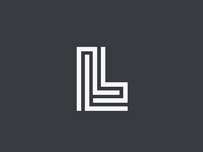 Logo letter L linear style design l letter linear logo logotype luxury style