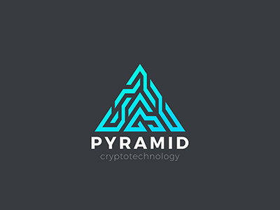 Sentavio logos dribbble pyramid