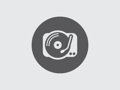 Vinyl audiophile graphic icon illustration music record vinyl