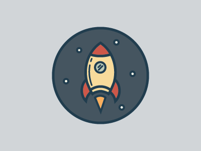 Rocket pt. 2 color design icon illustratrion outer space rocket rocket ship space space ship