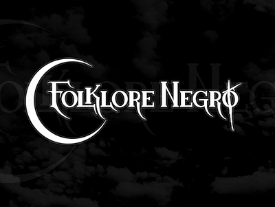 Folklore Negro - logo design doommetallogo graphic design logo metallogo typography