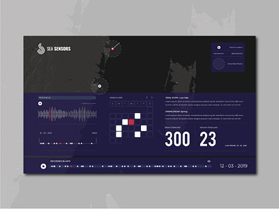 Sea Sensors Map Dahsboard exploration