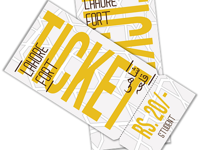 Lahore Fort Ticket Redesign