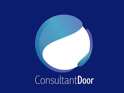 ConsultantDoor conceptual logo design branding design graphic design illustration logo vector