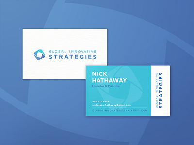 GIS Business Card branding business card design identity logo