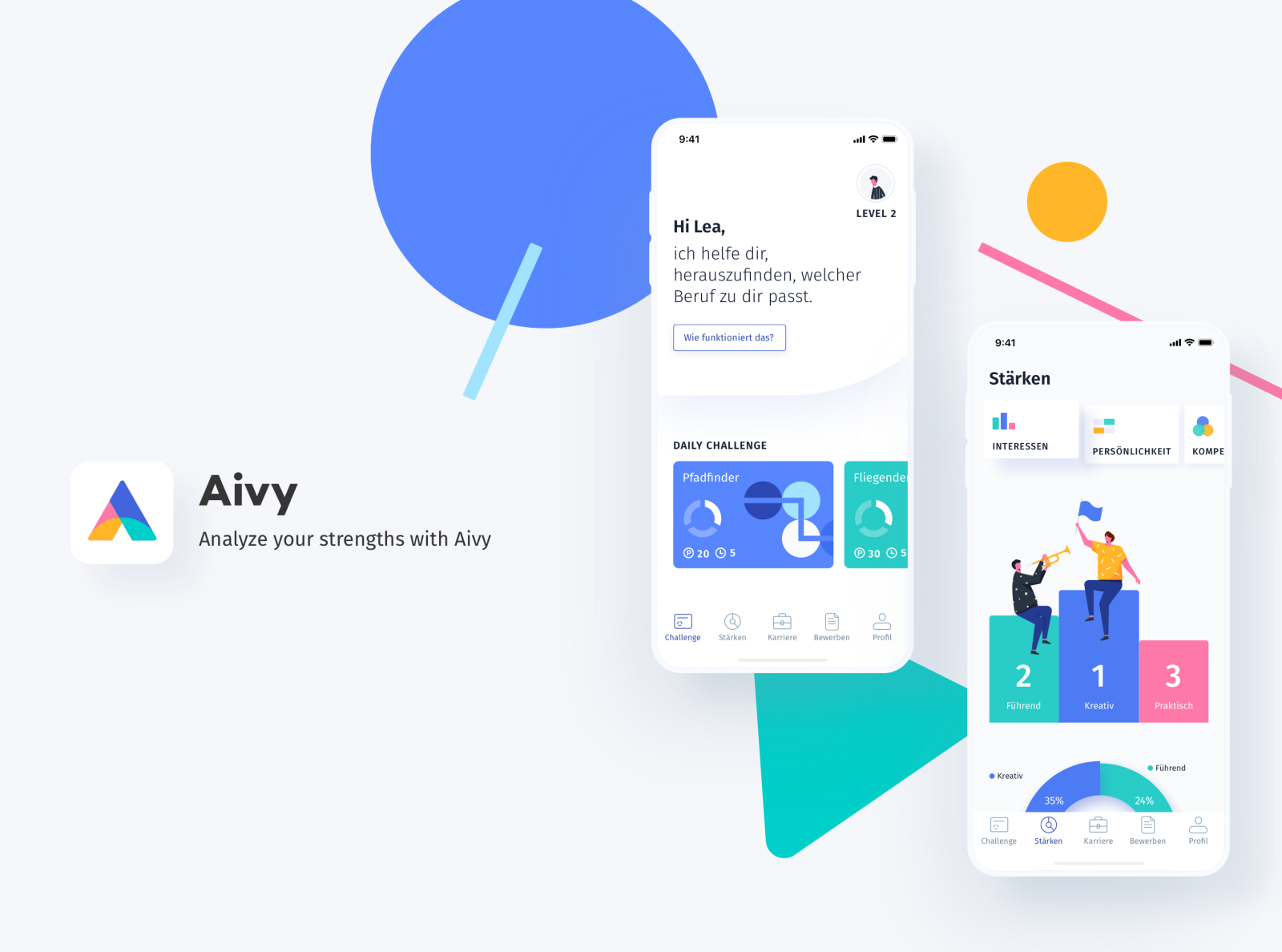 Aivy AI based Career development App by Taehee Kim for Tei on Dribbble