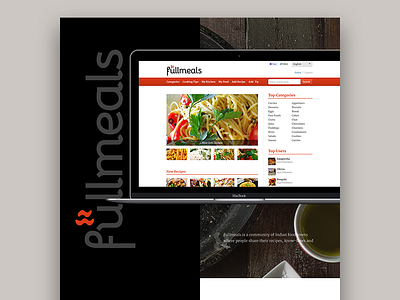 Fullmeals Behance Presentation