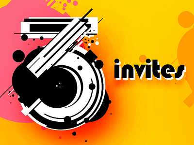 3 Dribbble Invitations