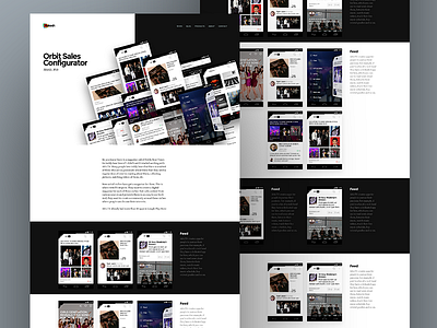 Portfolio - Scrapped Designs 32 black clean full bleed grid home home page portfolio thumbnail ui web white