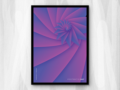 Posteritis 007 abstract affinity designer art colorful daily gradient poster posteritis repetition series shapes vibrant
