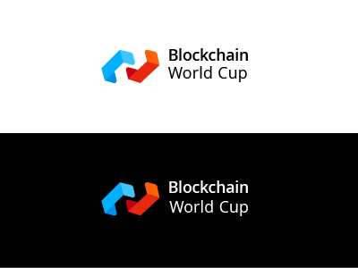 Blockchain Logo blockchain colorful design icon logo mark symbol vector