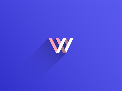 Letter W design icon illustrator letter letter w logo type vector