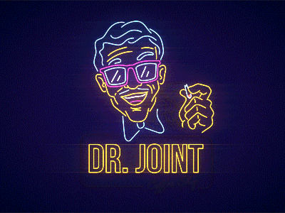 Dr.Joint after effects animation light motion neon neon sign