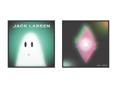 Jack Larsen - Cover Art (Good Start exclusive) album art cover art design exploration figma illustration music