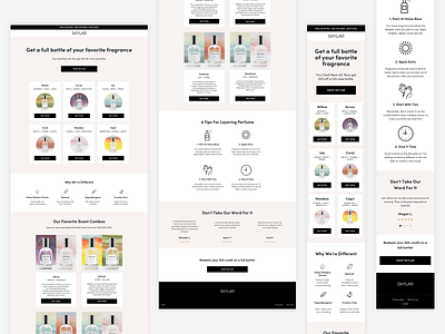 Skylar Overview - Products ecommerce landing page landing page ui overview ui webpage