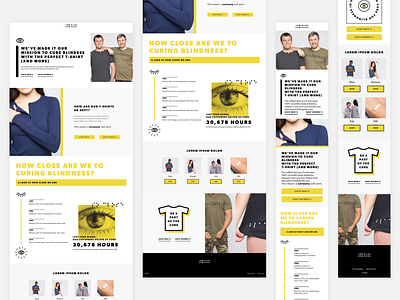 Two Blind Brothers - Overview Landing Page ecommerce landing page overview ui ux ui web design web page