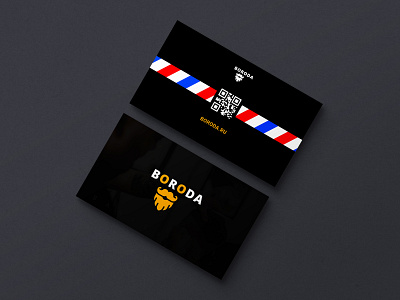 BORODA Business Card branding businesscard card design designcard identity mockup