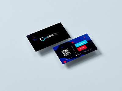INFORUM Business Card branding businesscard card design designcard identity logo mockup