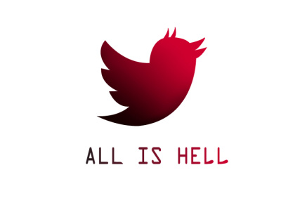 Twitter Evil design graphic design logo