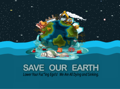Save Our Earth animation design graphic design vector