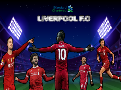Liverpool Football Club animation design graphic design vector