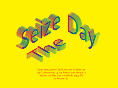 Seize The Day design graphic design illustration