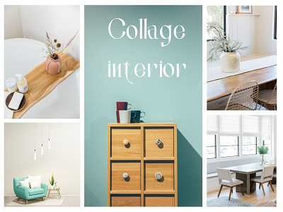 Collage interior made by Canva canva collage cozy decoration design interior