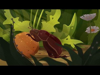 Enter the world of insects 2 after affects animation artoftheday character character animation design digital art dribbble fly girl inspiration instect moho motion design vector