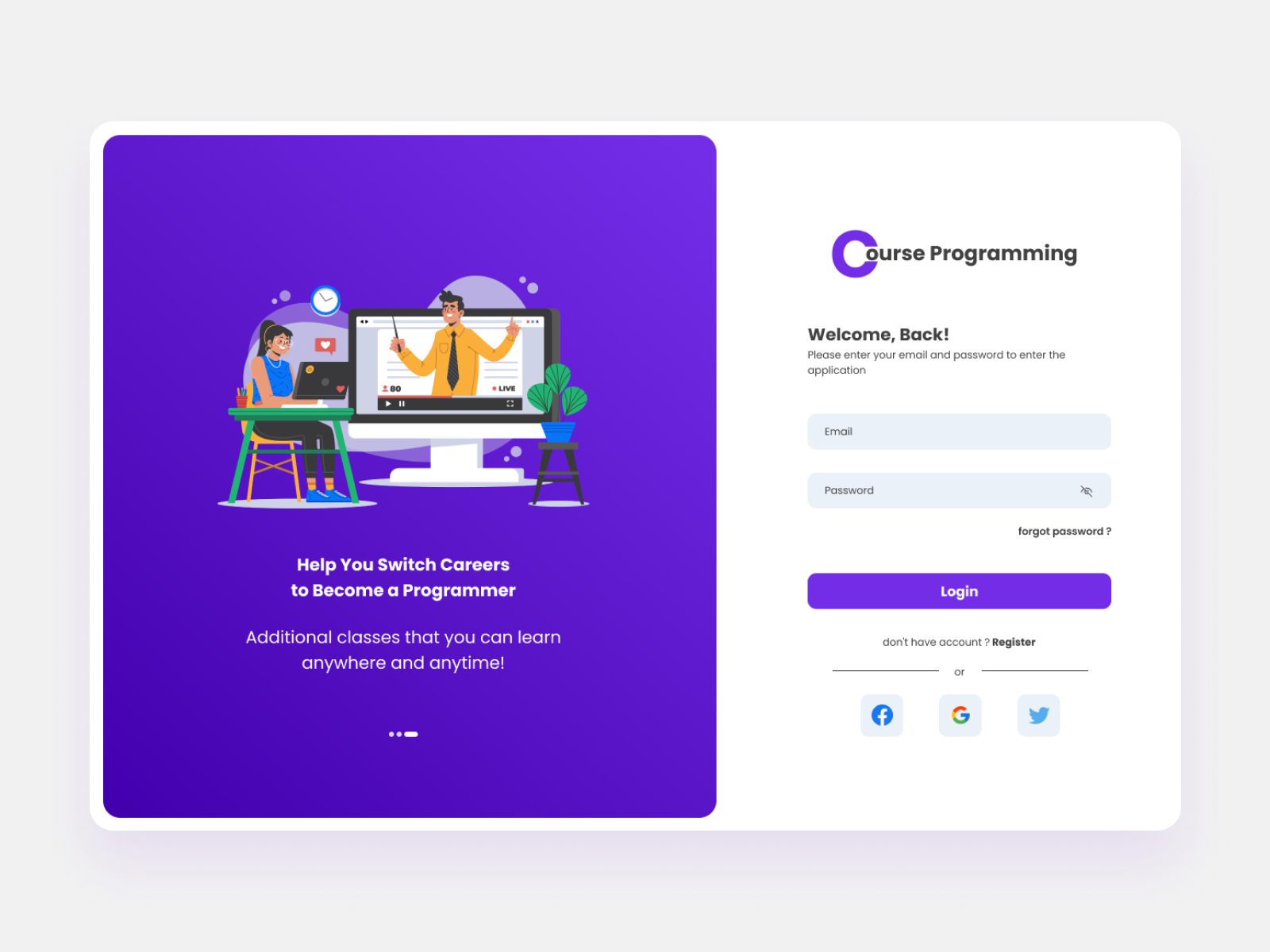 login-page-signup-by-andibrhnddn-on-dribbble
