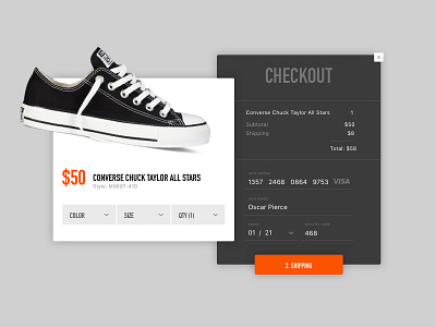 Daily UI Challenge 002: Credit Card Checkout credit card checkout daily ui daily ui challenge daily ui challenge 002 design desktop ui