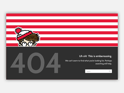 Daily UI Challenge 008: 404 Page 404 error 404 page daily ui daily ui challenge daily ui challenge 008 design desktop ui