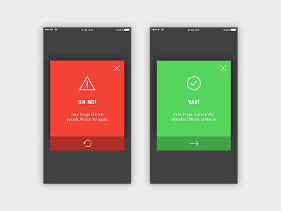 Daily UI Challenge 011: Flash Message daily ui daily ui challenge daily ui challenge 011 design flash message mobile ui