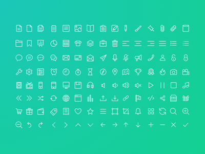 Line Icon Set (Free Download) icon icon set icons line line icon set line icons set