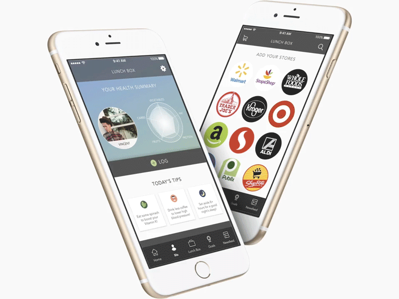 Food / Shopping App Design & Secondary Menu Concept app app design design menu menu concept menu design secondary menu