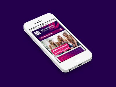 Wilberforce Homepage gotham homepage indigo jubilat mobile pink purple responsive responsive web rwd serif