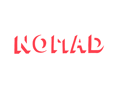 NOMAD drawing ipad lettering procreate type typography