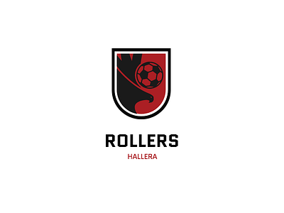 Hallera Rollers Football Club Logo Design branding design football club graphic design illustration logo typography vector