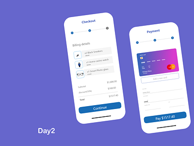 #dailyui -continuation of day2 challenge animation app branding checkout dailyui graphic design icon illustration payment ui ux web